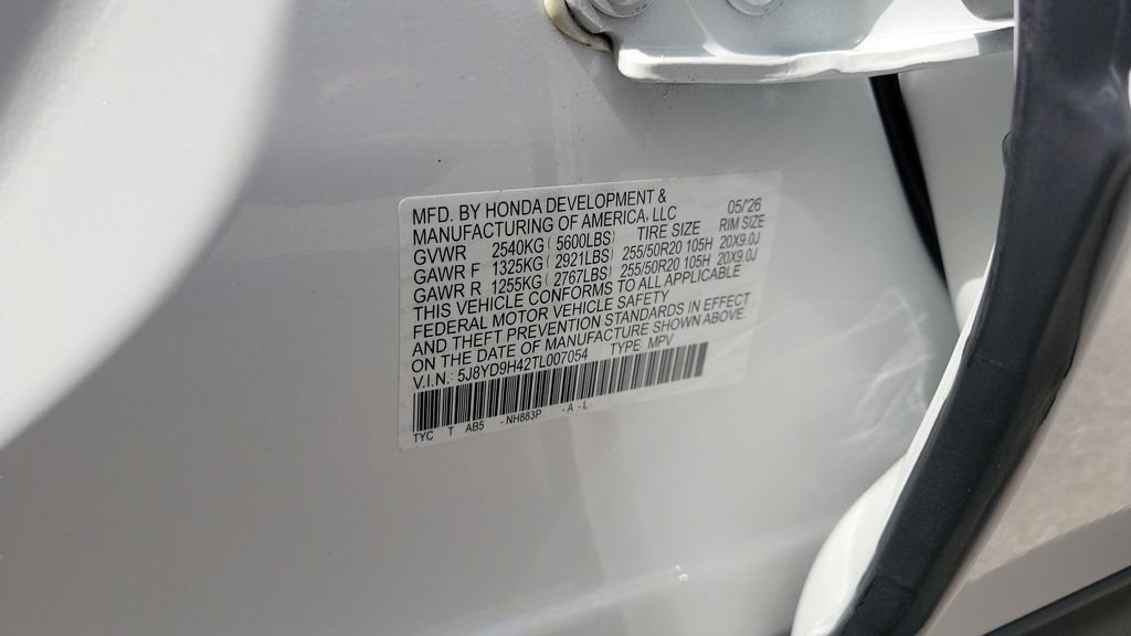 New 2026 Platinum White Pearl Acura Technology Package image 26