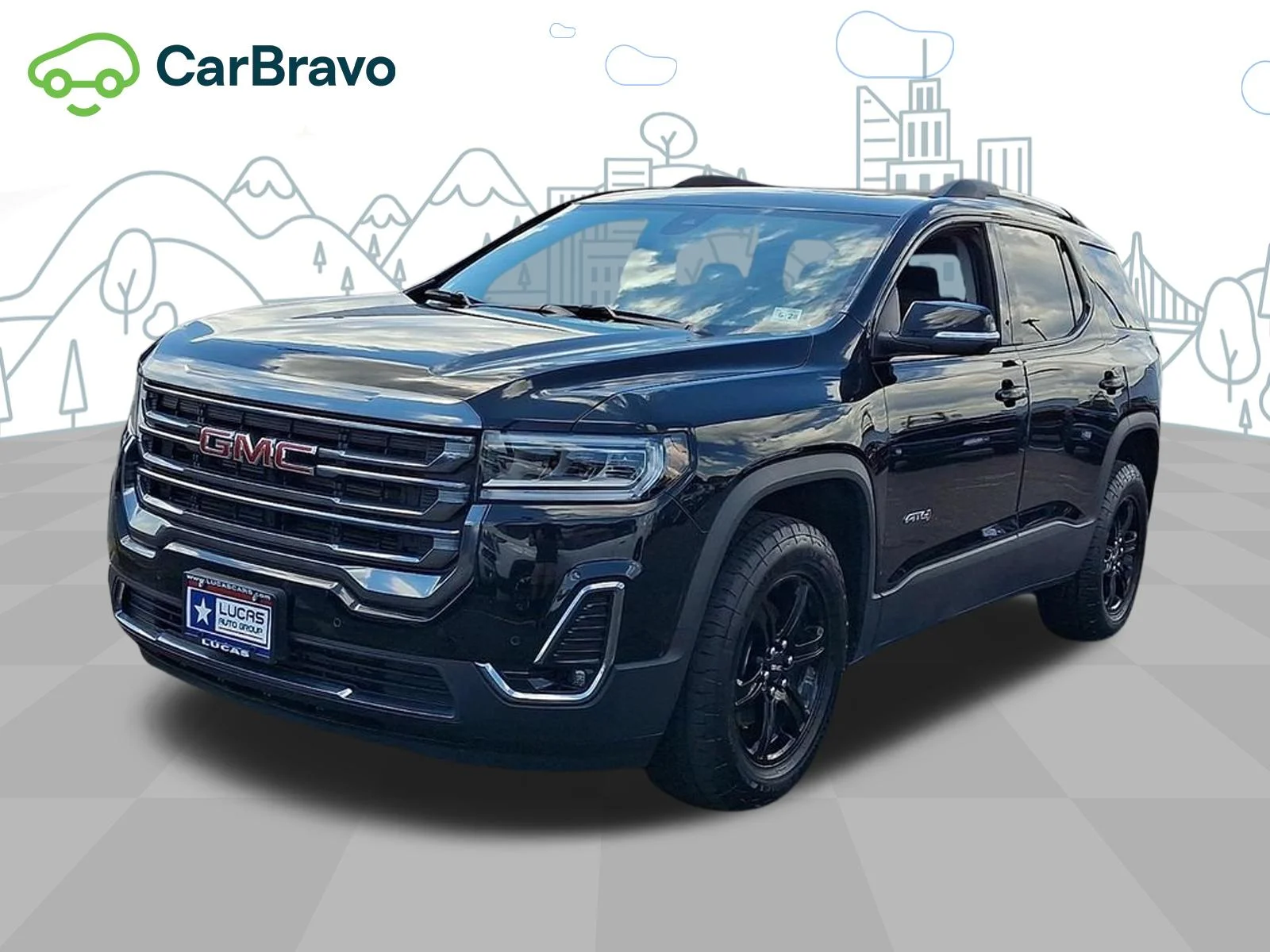 Used 2023 Ebony Twilight Metallic GMC AT4 image 35