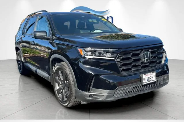 Used 2023 Crystal Black Pearl Honda Sport image 2