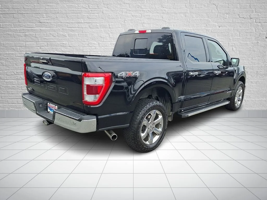 Certified Used 2022 Black Metallic Ford Lariat image 5