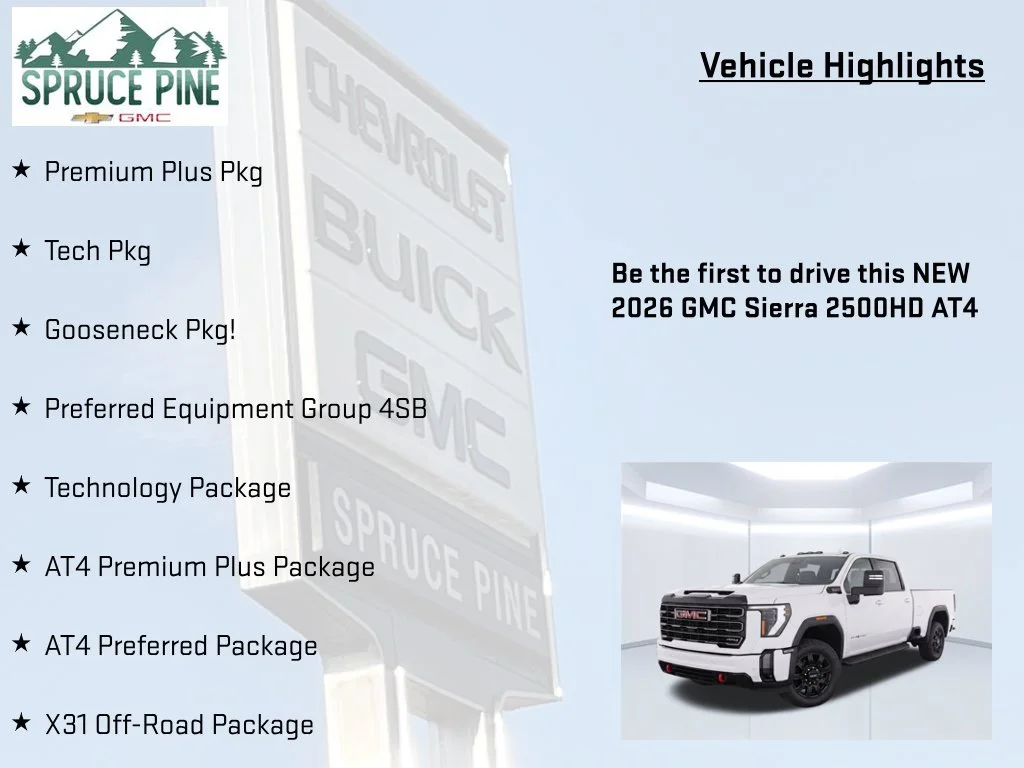 New 2026 White GMC AT4 image 5