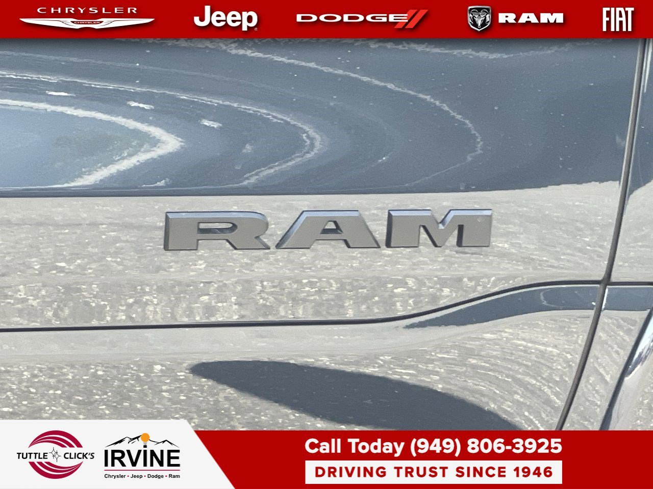 New 2026 Forged Blue Metallic Exterior Paint RAM Laramie image 8
