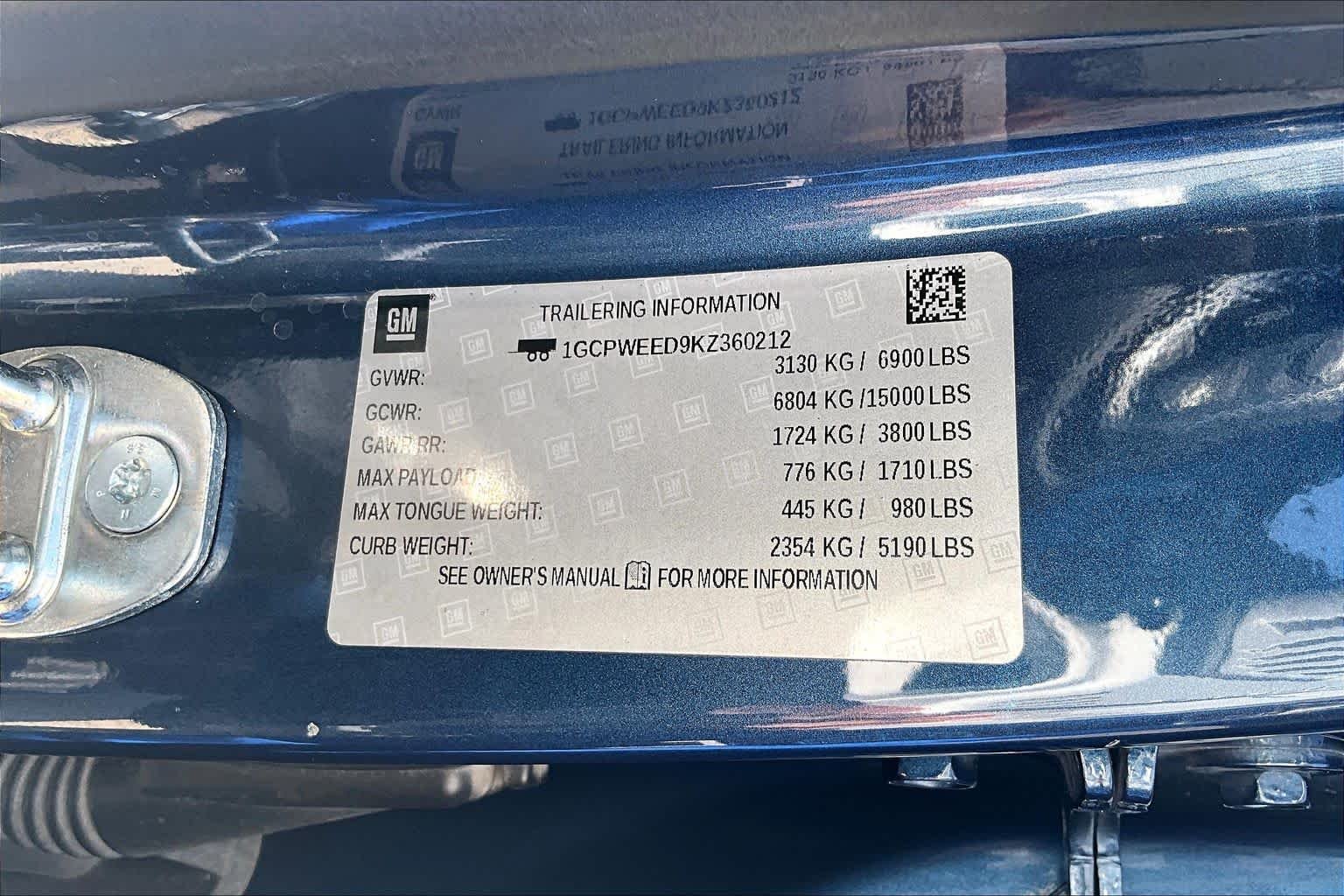 Used 2019 Northsky Blue Metallic Chevrolet LTZ image 33
