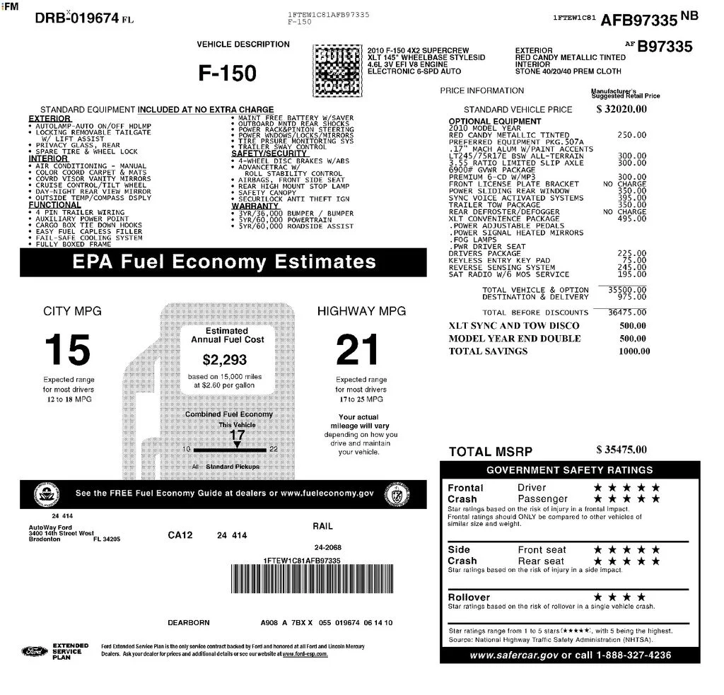 Used 2010 Red Ford XLT image 10
