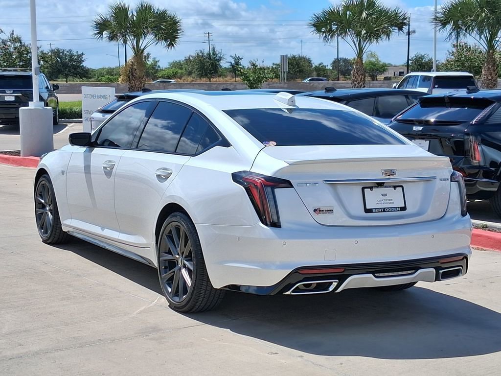 Used 2025 Crystal White Tricoat Cadillac Sport image 4