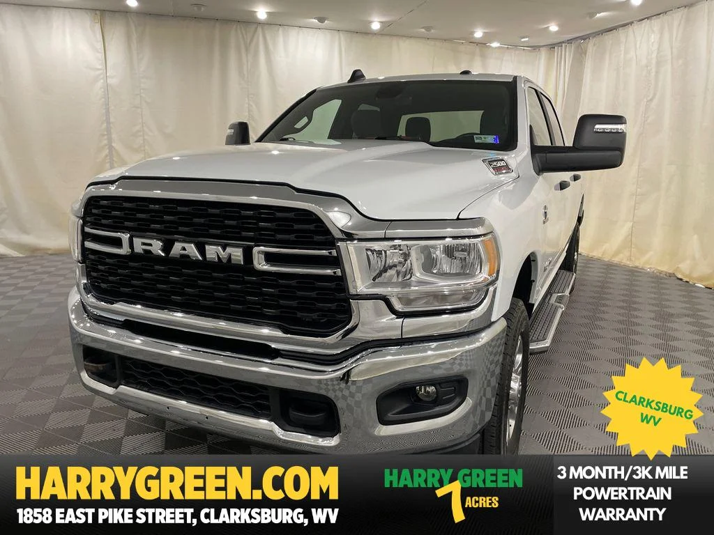 Used 2024 Bright White Clearcoat Ram Big Horn image 1