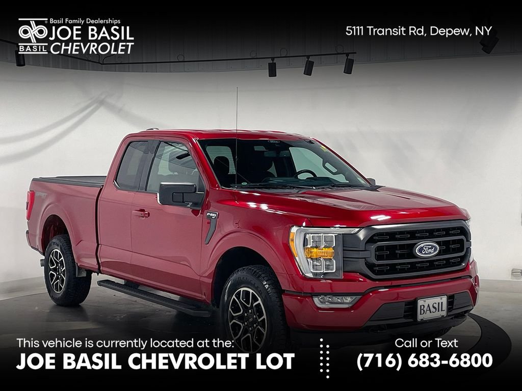 Used 2021 Red Ford XLT image 1