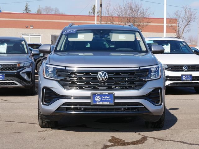 Certified 2025 Volkswagen Atlas SEL Premium R-Line with VIN 1V2FR2CAXSC557689 for sale in Inver Grove Heights, Minnesota
