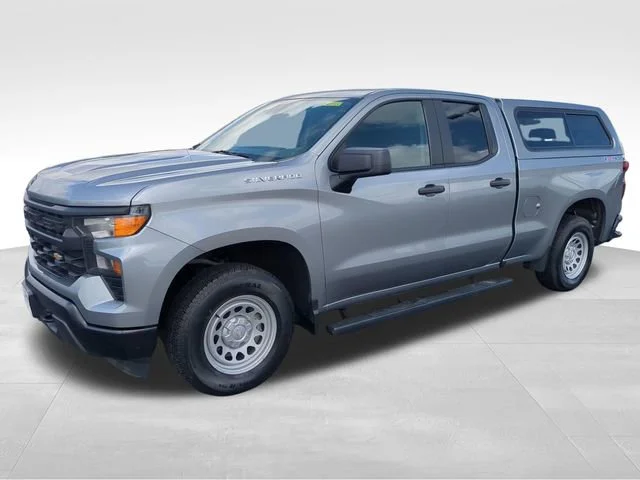 Used 2023 Sterling Gray Metallic Chevrolet WT image 1