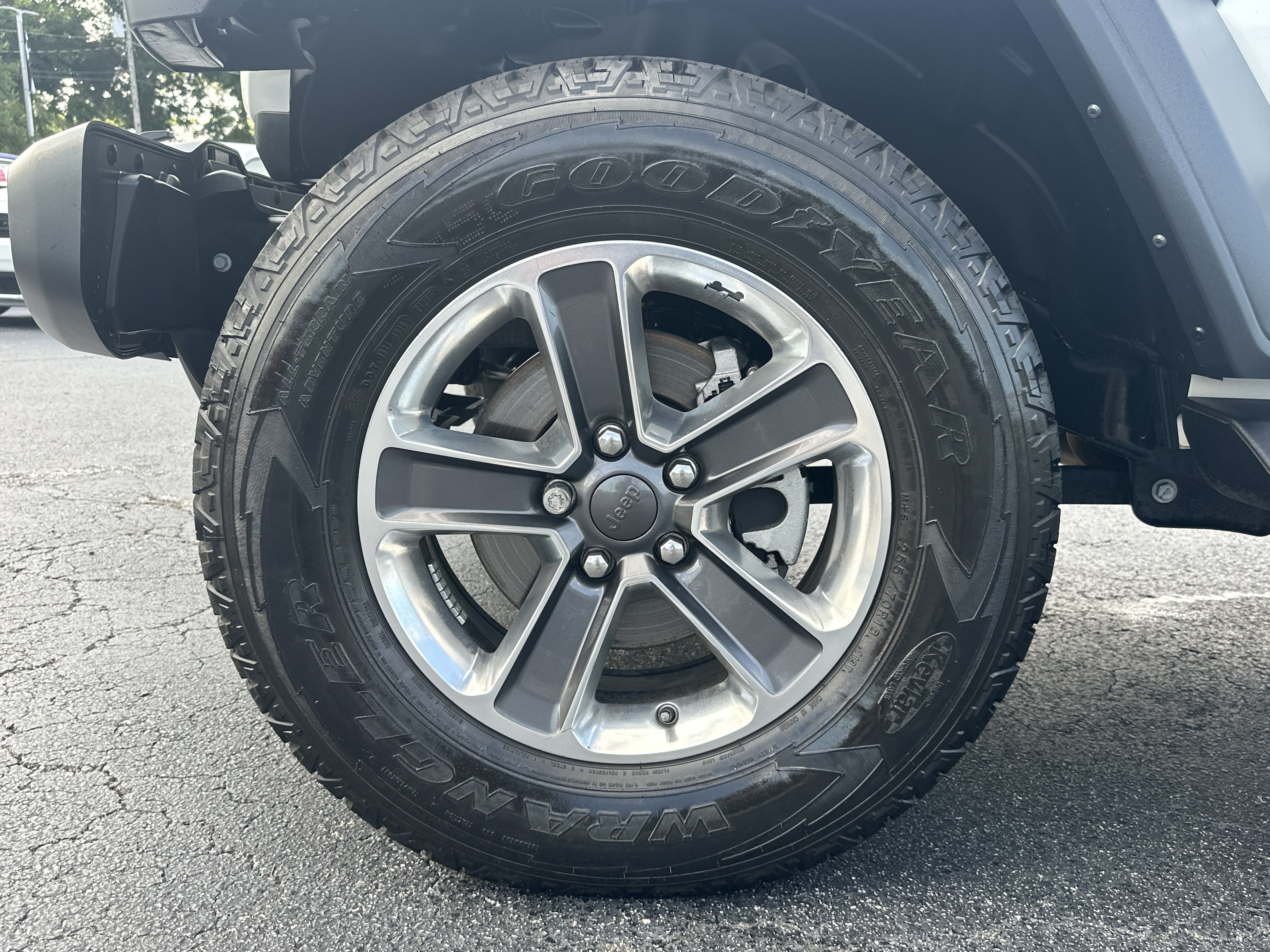 Used 2024 Bright White Clearcoat Jeep Sport image 12