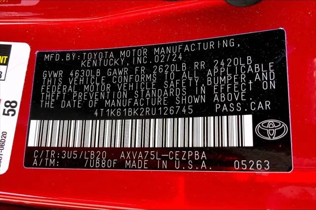 2024 Toyota Camry XSE - Photo 71