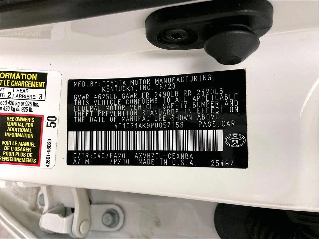 Certified Used 2023 White Toyota LE image 39