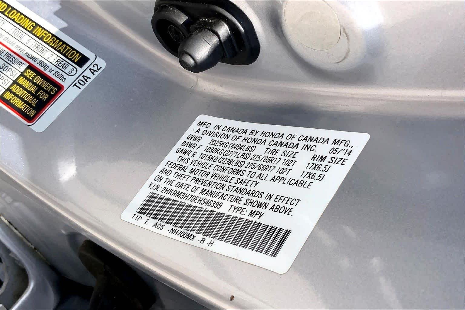 Used 2014 Alabaster Silver Metallic Honda EX-L image 34