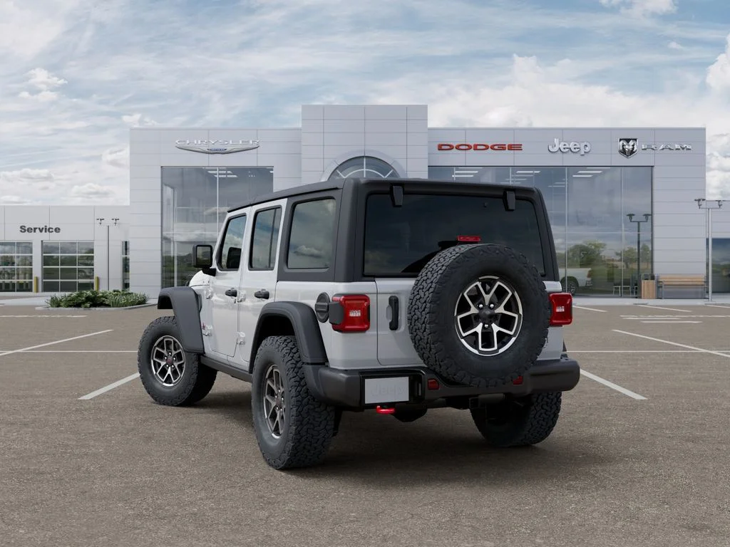 New 2026 Bright White Clear-Coat Exterior Paint Jeep Rubicon image 3