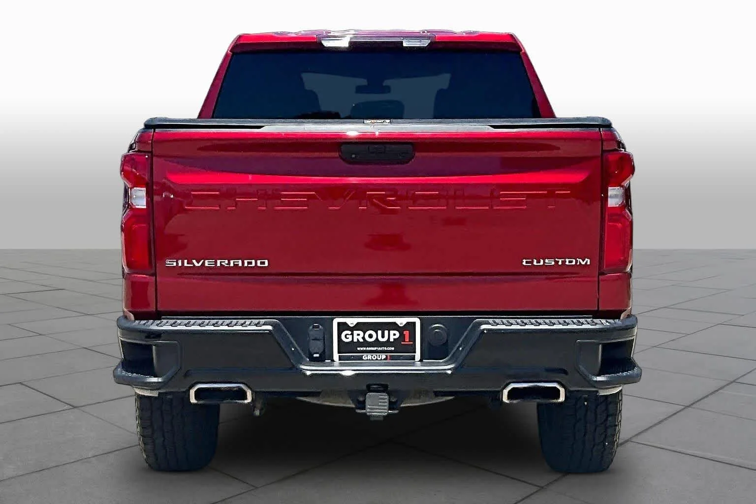 Used 2021 Cherry Red Tintcoat Chevrolet Custom Trail Boss image 6