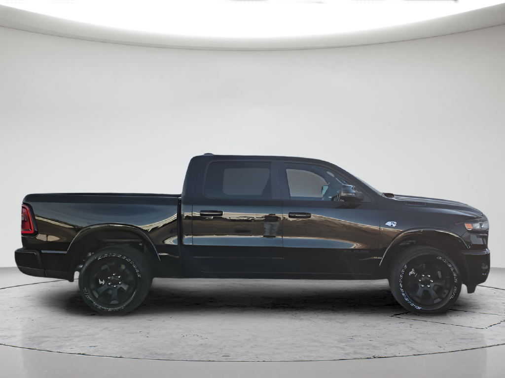 New 2026 Diamond Black Crystal Pearl-Coat Exterior Paint RAM Big Horn/Lone Star image 4