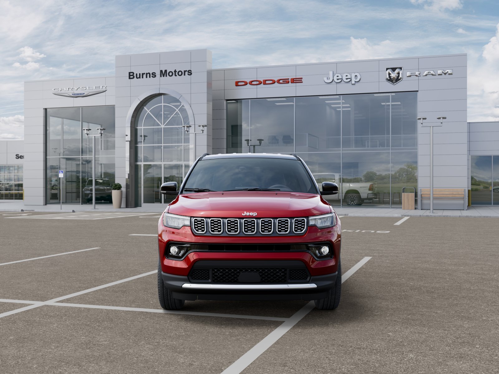 New 2026 Red Hot Pearl-Coat Exterior Paint Jeep Limited image 6