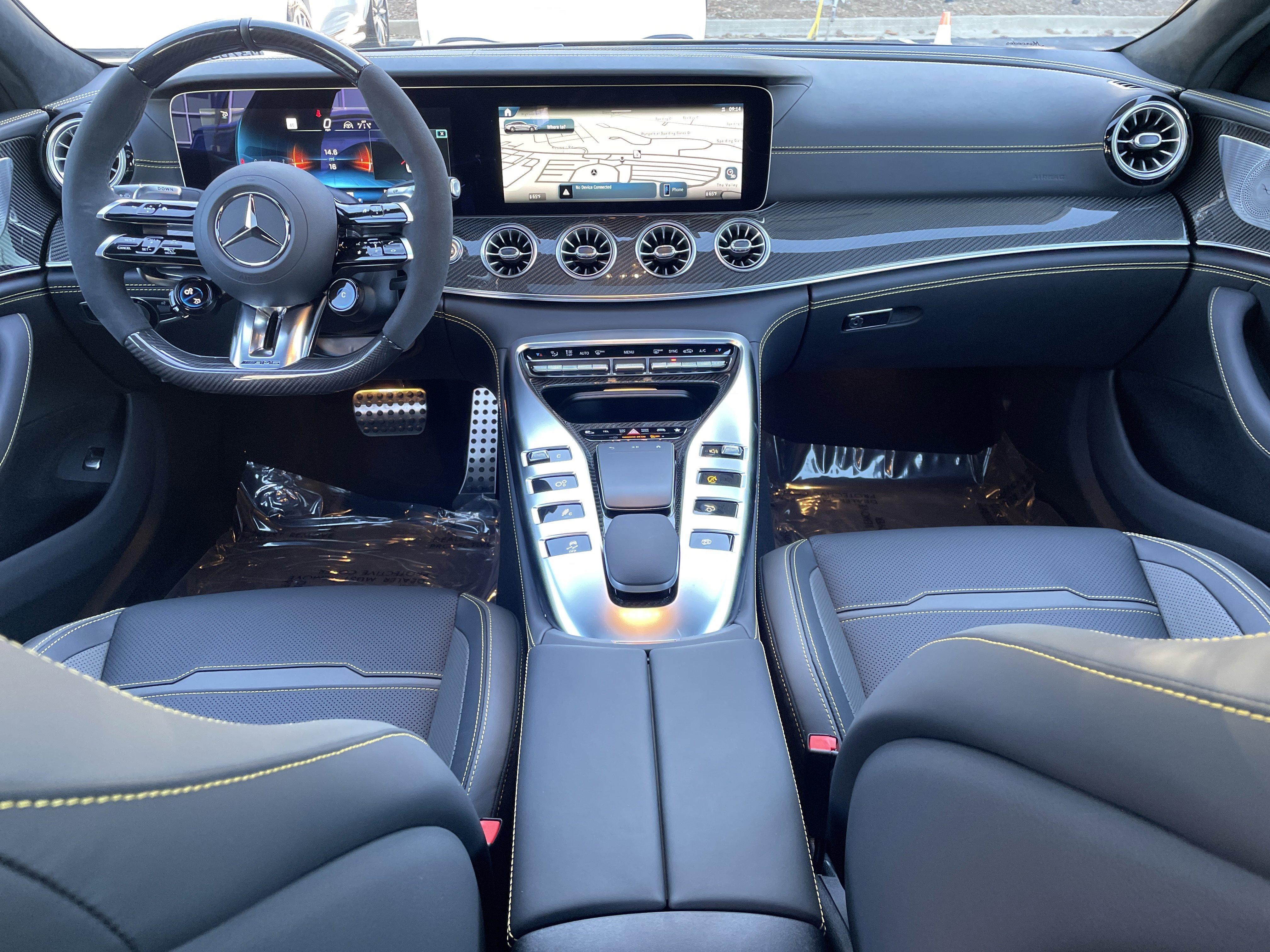 New 2026 MANUFAKTUR Graphite Grey Magno Mercedes-Benz AMG® GT 53 4-Door Coupe image 24