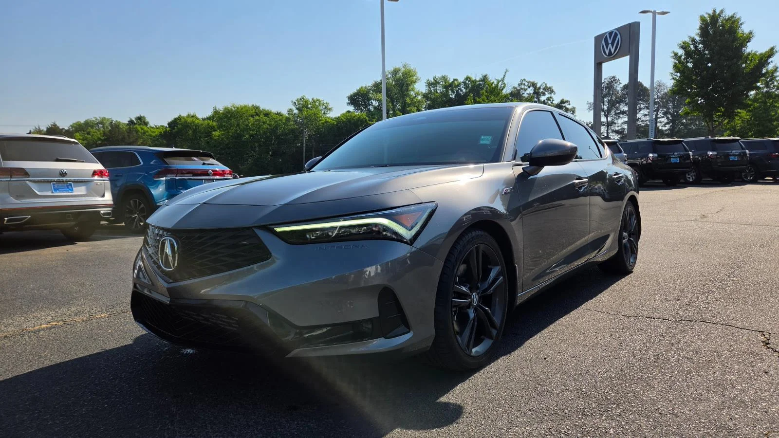 Used 2024 Liquid Carbon Metallic Acura w/A-SPEC image 9