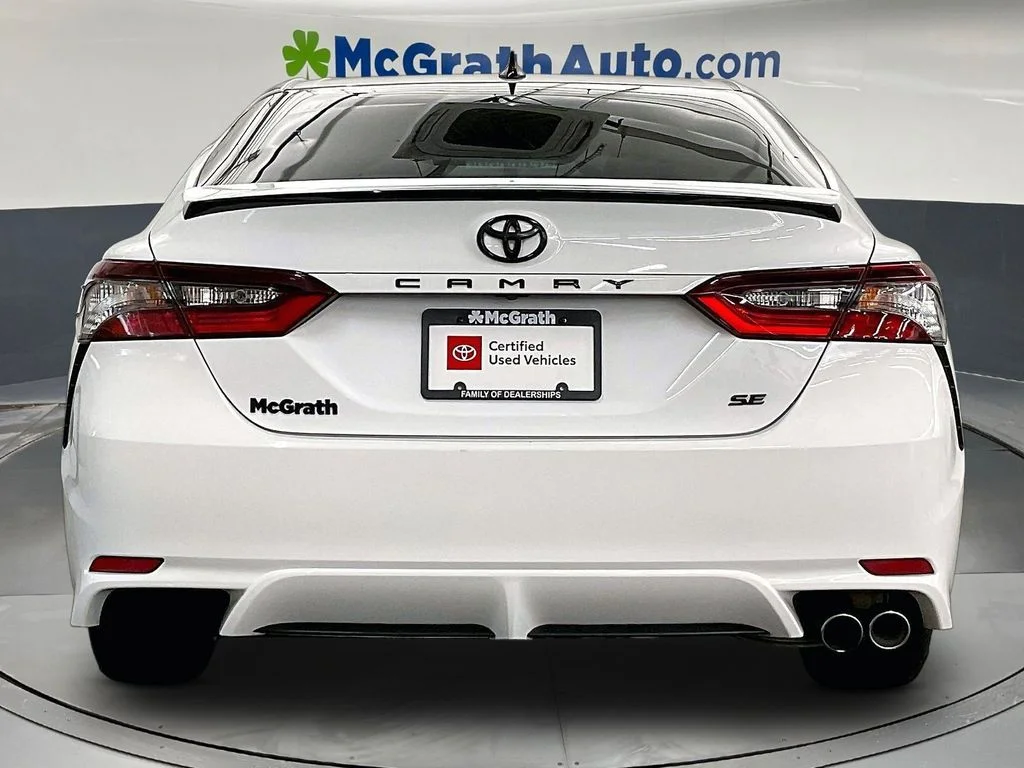 Certified Used 2021 White Toyota SE Nightshade image 6