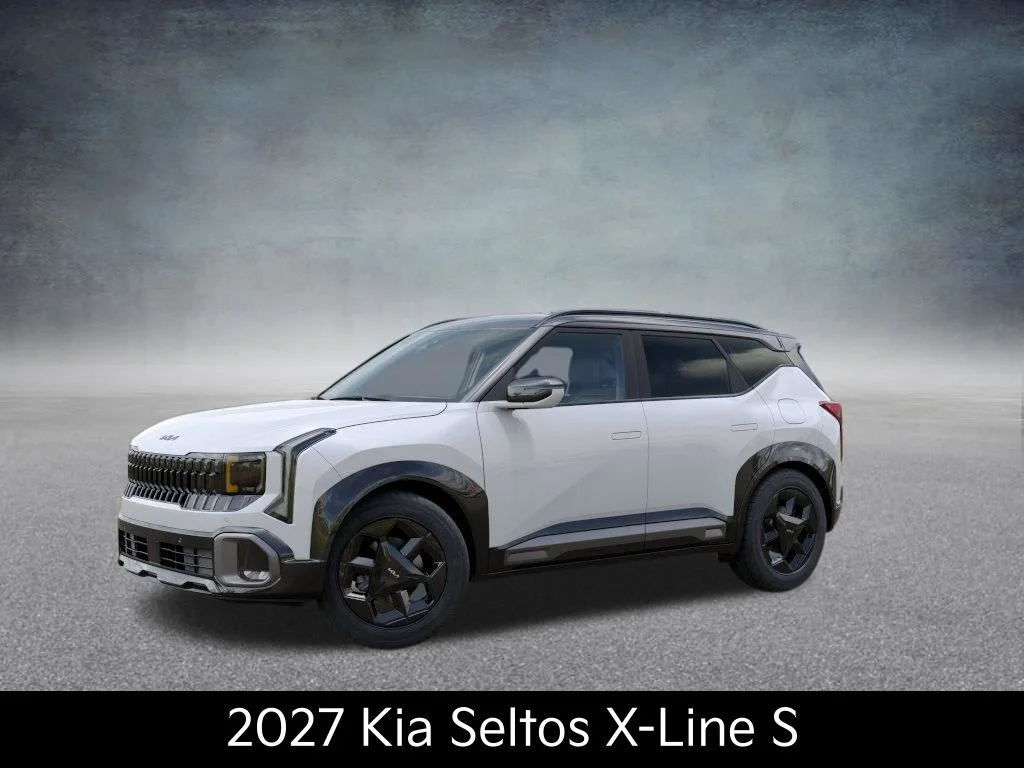 New 2027 Snow White Pearl / Black Roof Kia X-Line S image 3