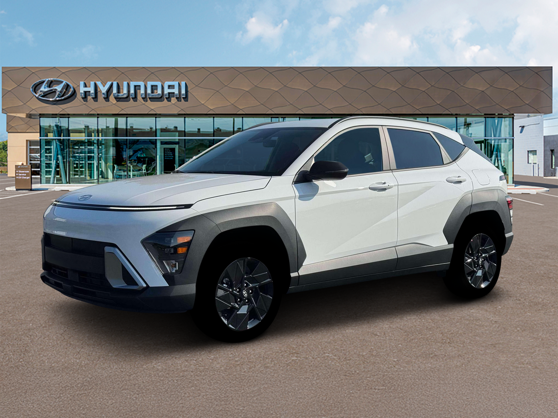 New 2026 White Hyundai SEL Sport FWD image 3