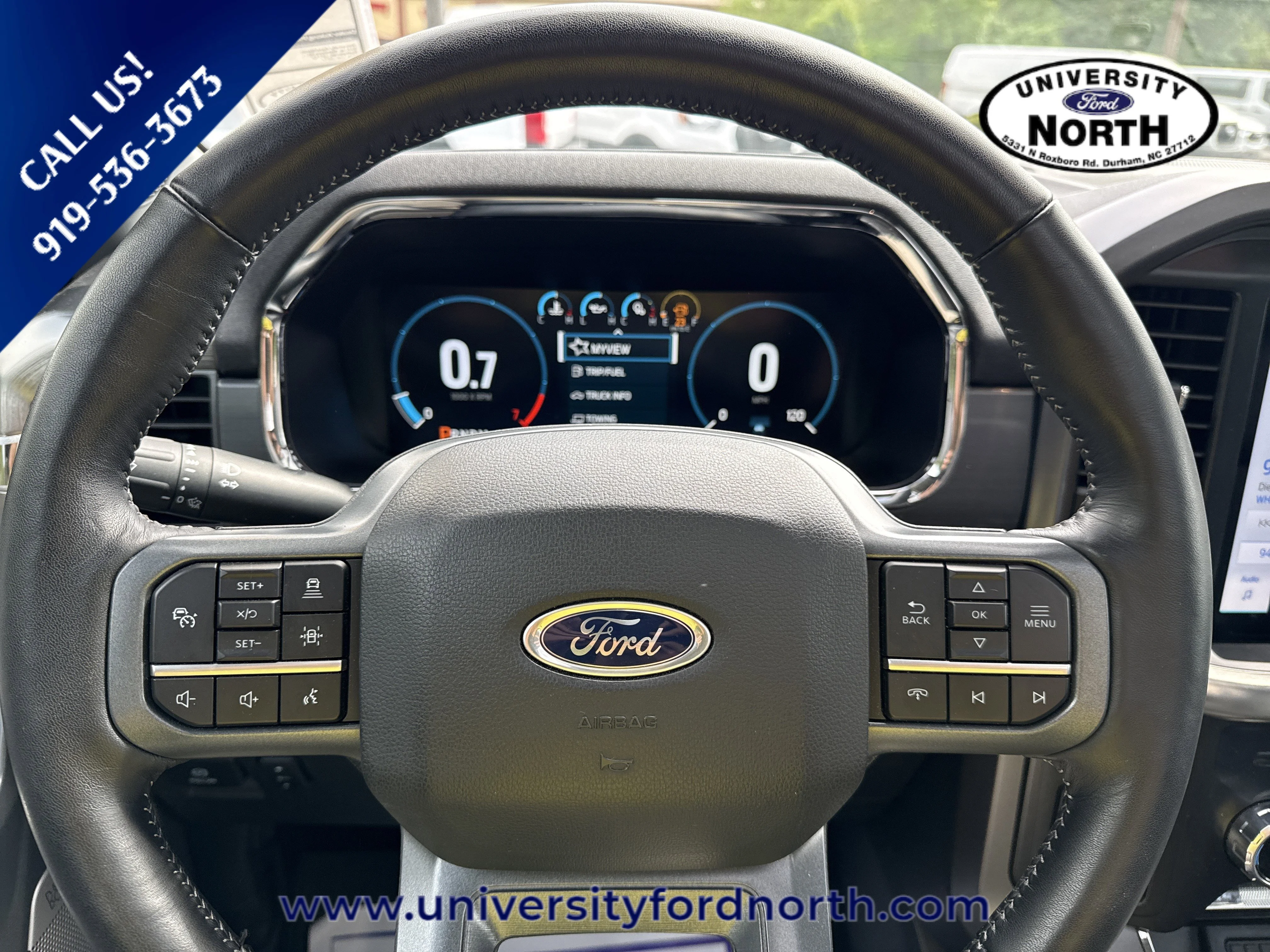 Used 2023 Antimatter Blue Metallic Ford LARIAT image 22