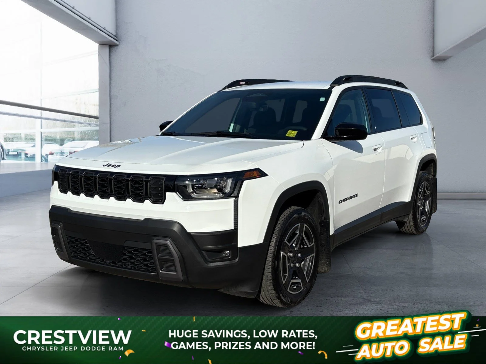 New 2026 Bright White Jeep Laredo image 1