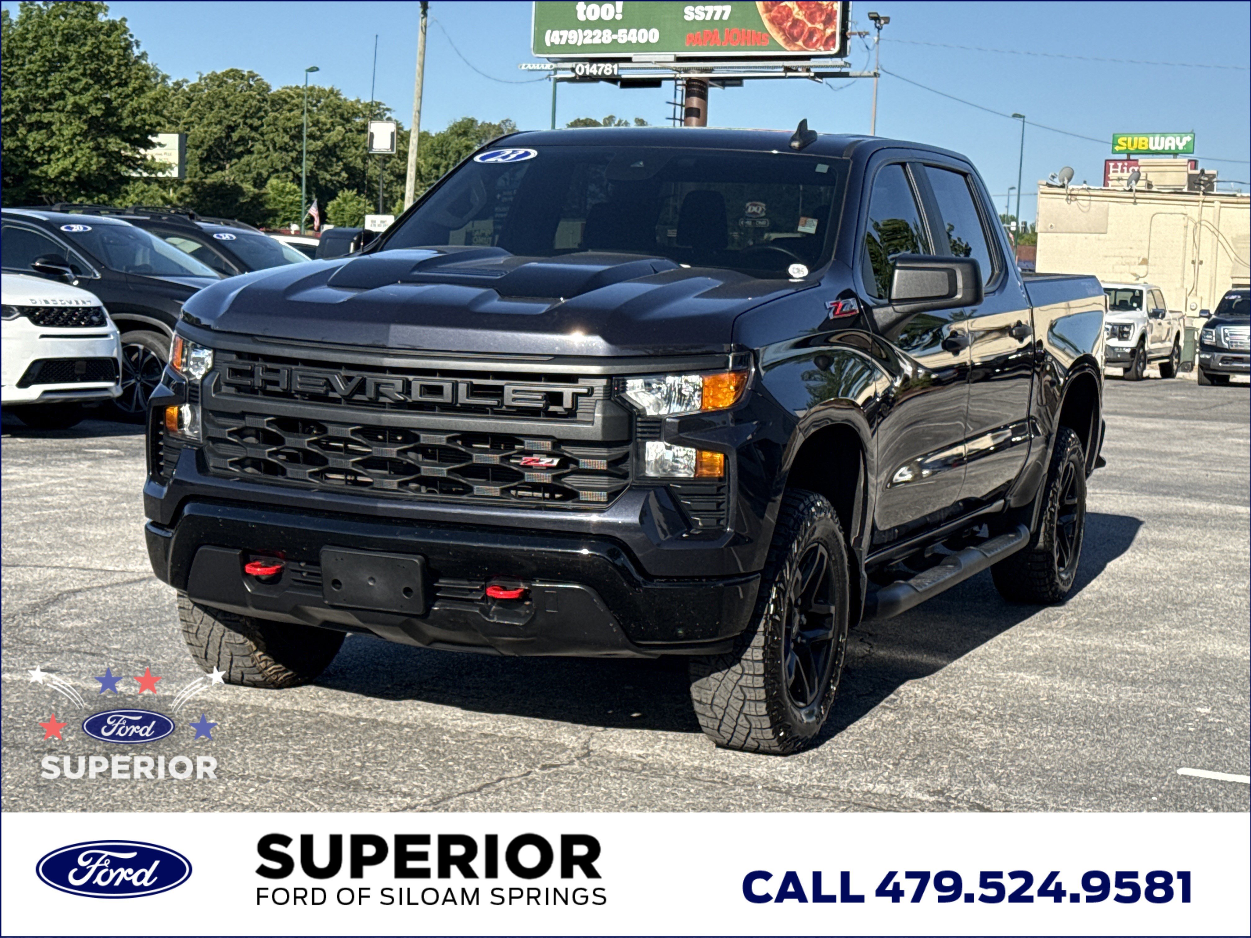 Used 2023 Dark Ash Metallic Chevrolet Custom Trail Boss 4WD image 11