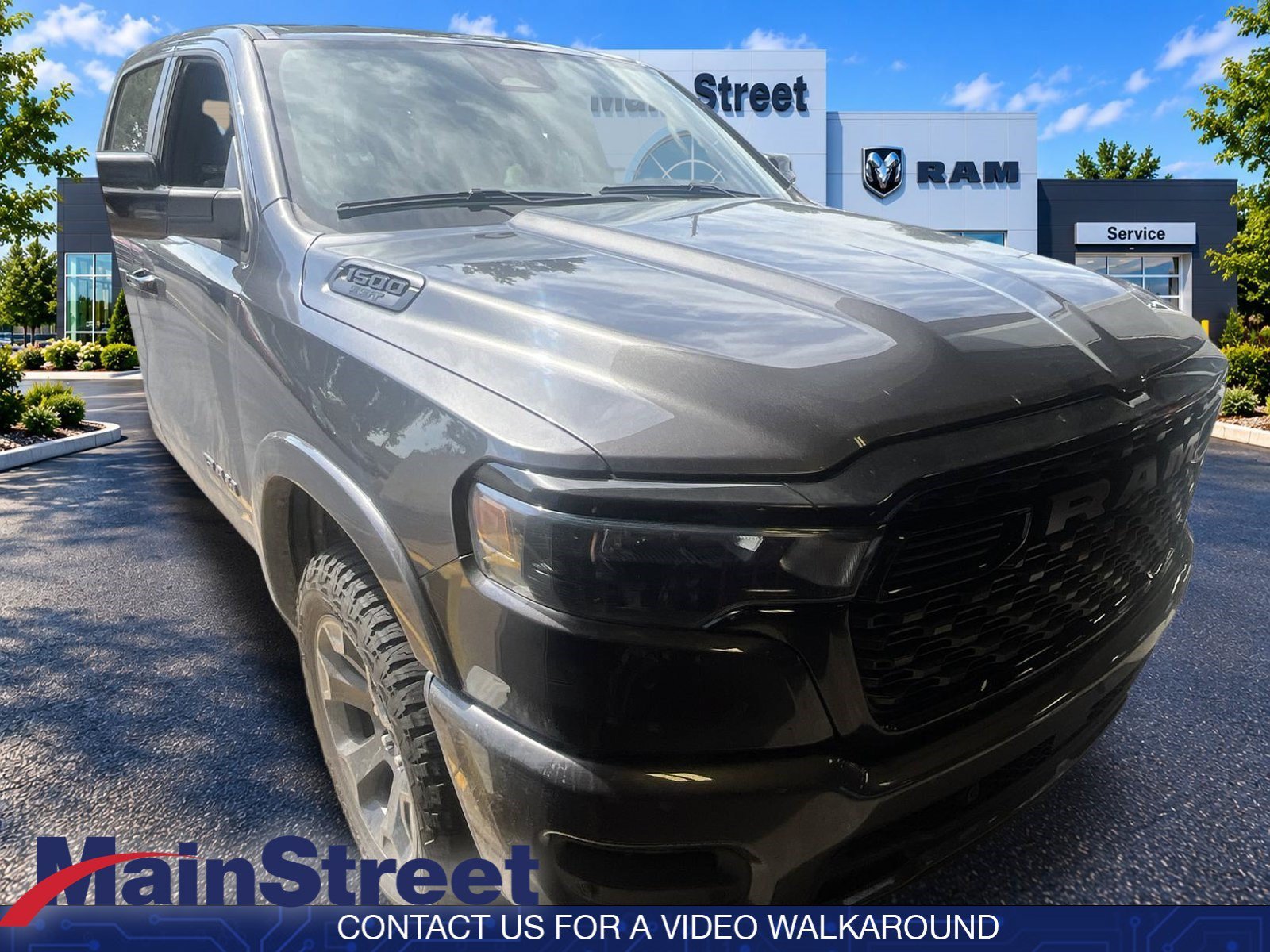 Used 2025 Granite Crystal Metallic Clearcoat Ram Big Horn image 7