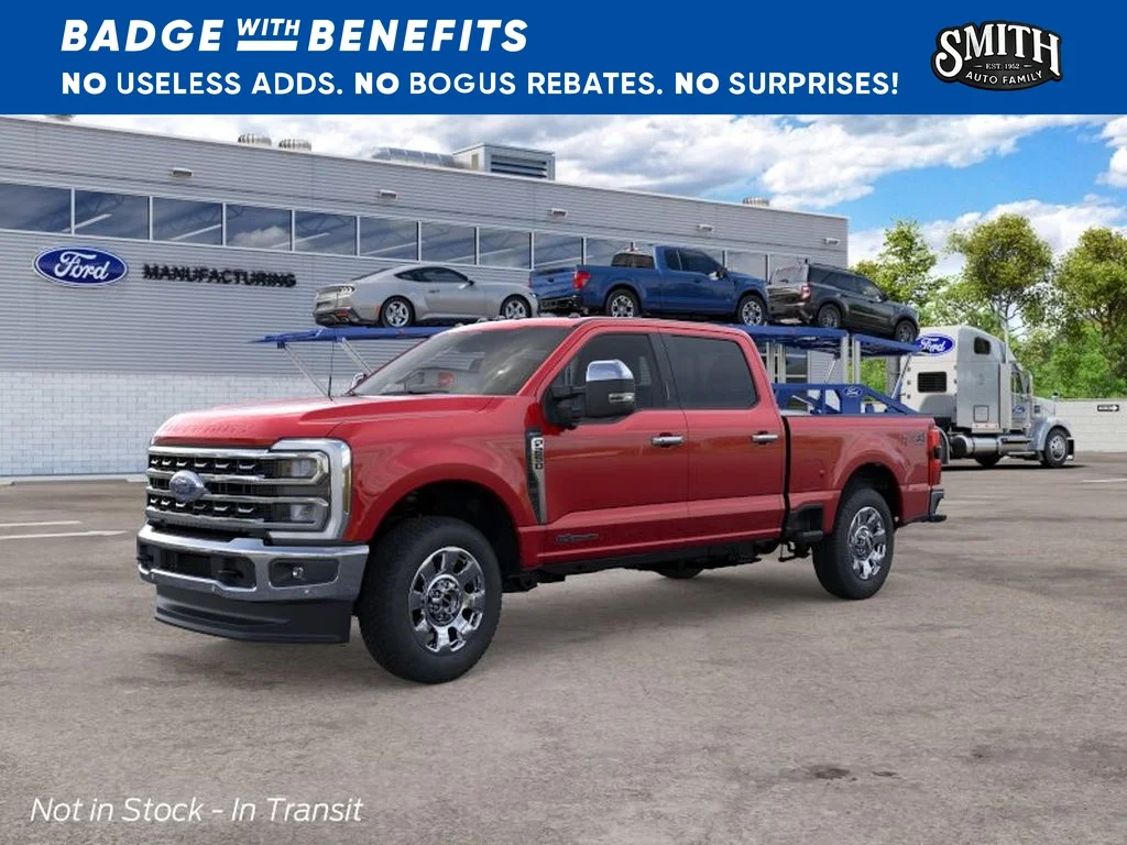 New 2026 Ruby Red Metallic Tinted Clearcoat Ford F-250® Lariat® image 1