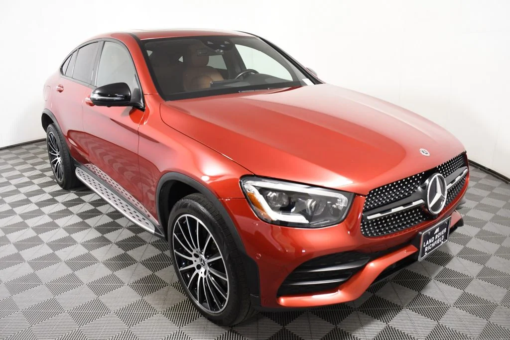 Used 2021 designo Cardinal Red Metallic Mercedes-Benz GLC 300 Coupe image 9