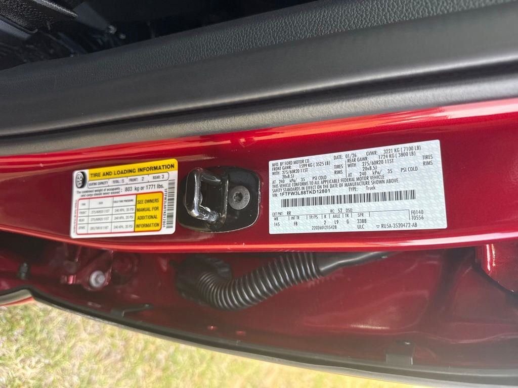 New 2026 Ruby Red Metallic Tinted Clearcoat Ford XLT image 58