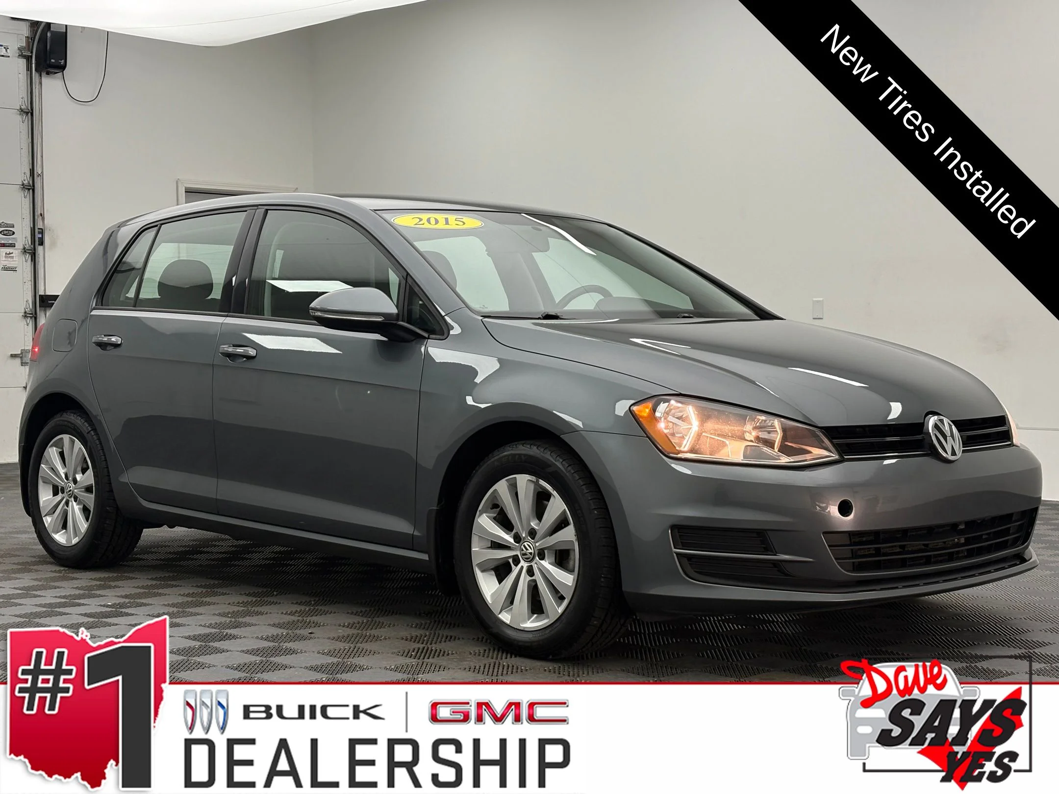 Used 2015 Platinum Gray Metallic Volkswagen TDI S 4-Door image 1
