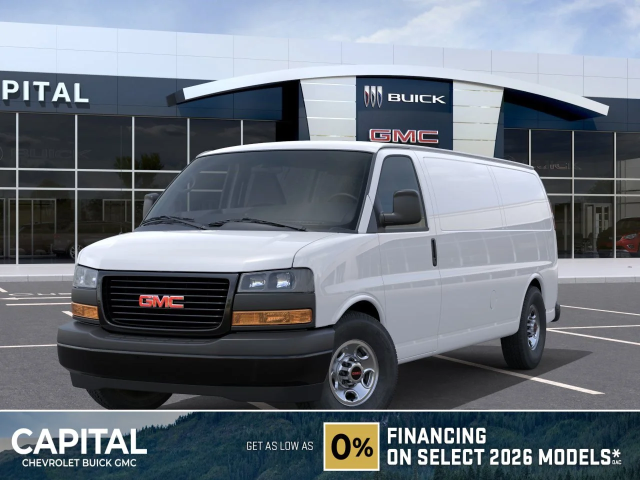 New 2026 Summit White GMC RWD 3500 155 image 1