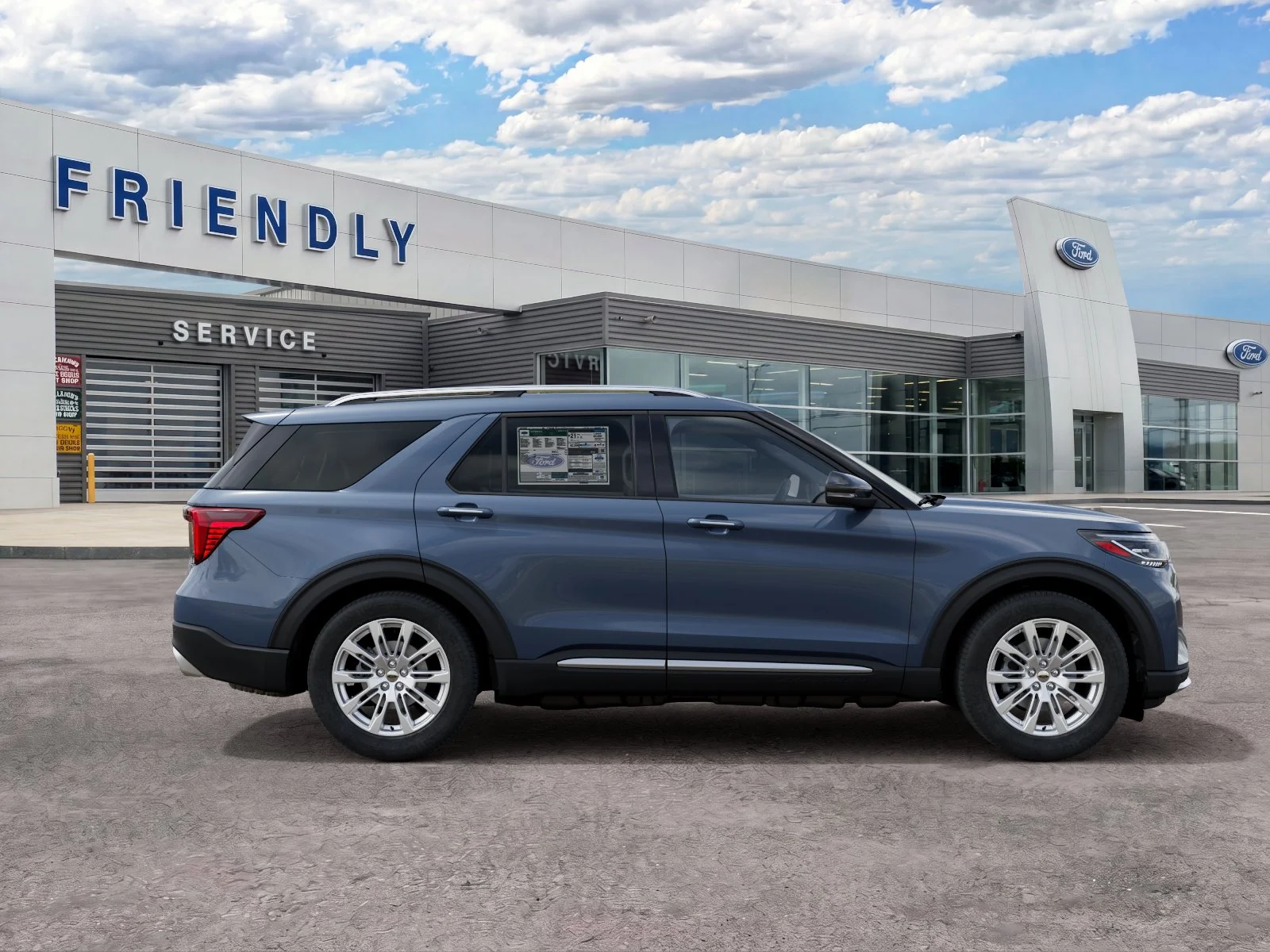 New 2027 Vapor Blue Metallic Ford Platinum™ image 5