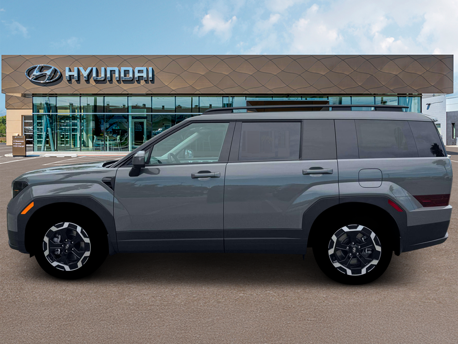 New 2026 Hampton Gray Hyundai SEL AWD image 3
