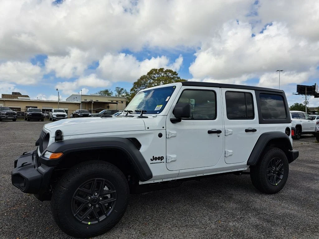 New 2026 Bright White Clear-Coat Exterior Paint Jeep Sport S image 10