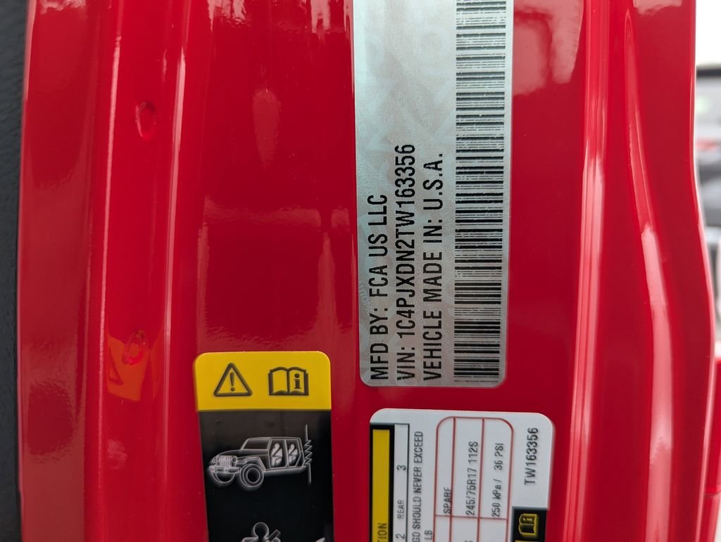 New 2026 Firecracker Red Clear-Coat Exterior Paint Jeep Sport S image 25