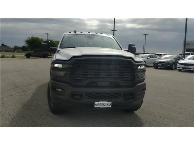 New 2025 Bright White Clear-Coat  Paint Ram TRADESMAN CREW CAB 4X4 6