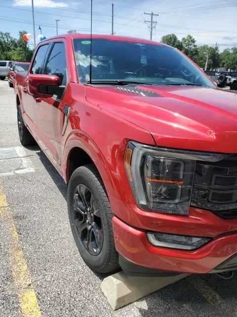 Certified Used 2023 Red Ford Platinum image 2