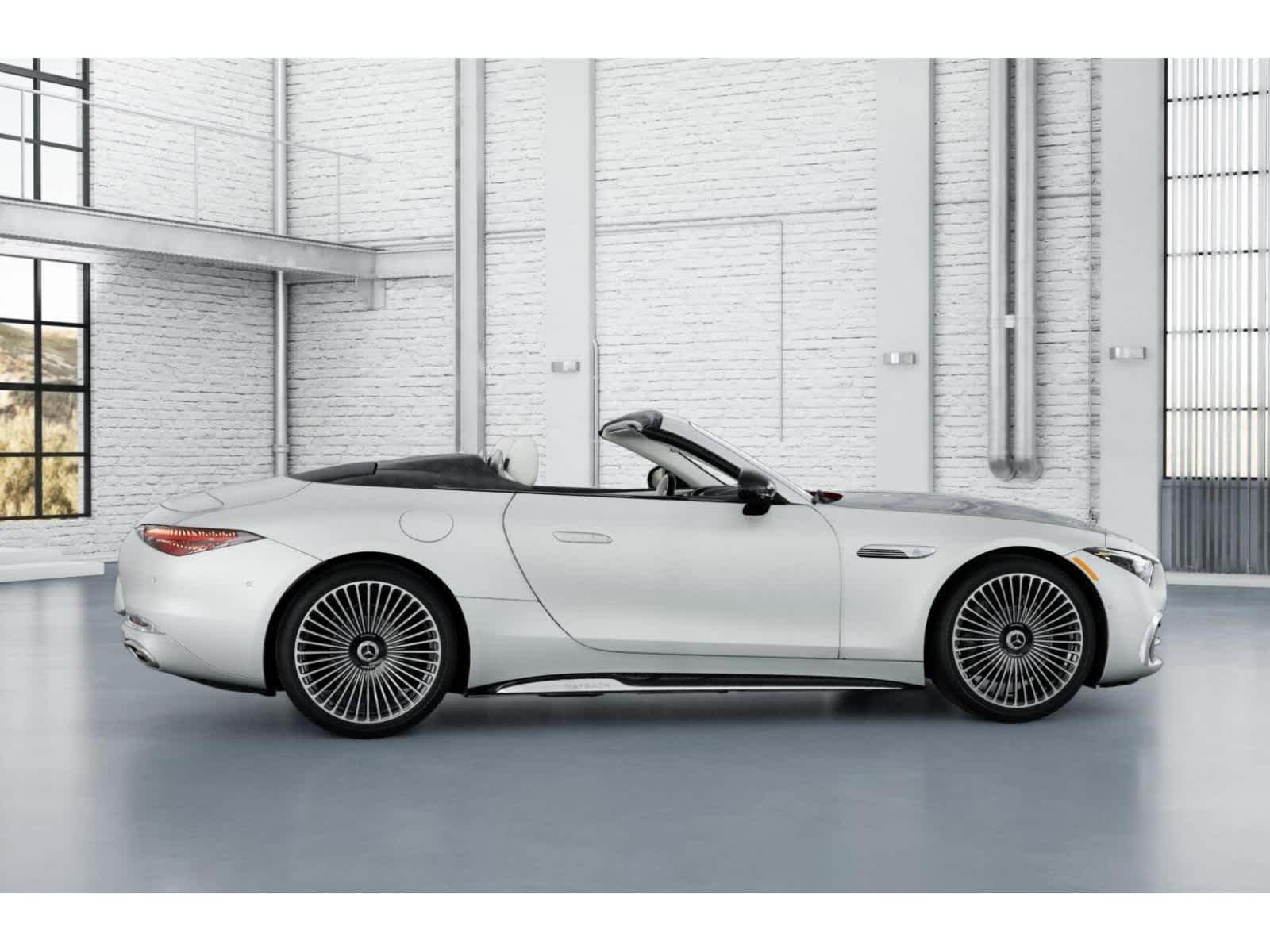 New 2026 MANUFAKTUR moonlight white magno (White Ambiance) Mercedes-Benz Maybach SL 680 Monogram Series image 16