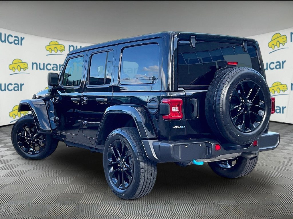 Used 2024 Black Jeep Sahara 4xe image 4