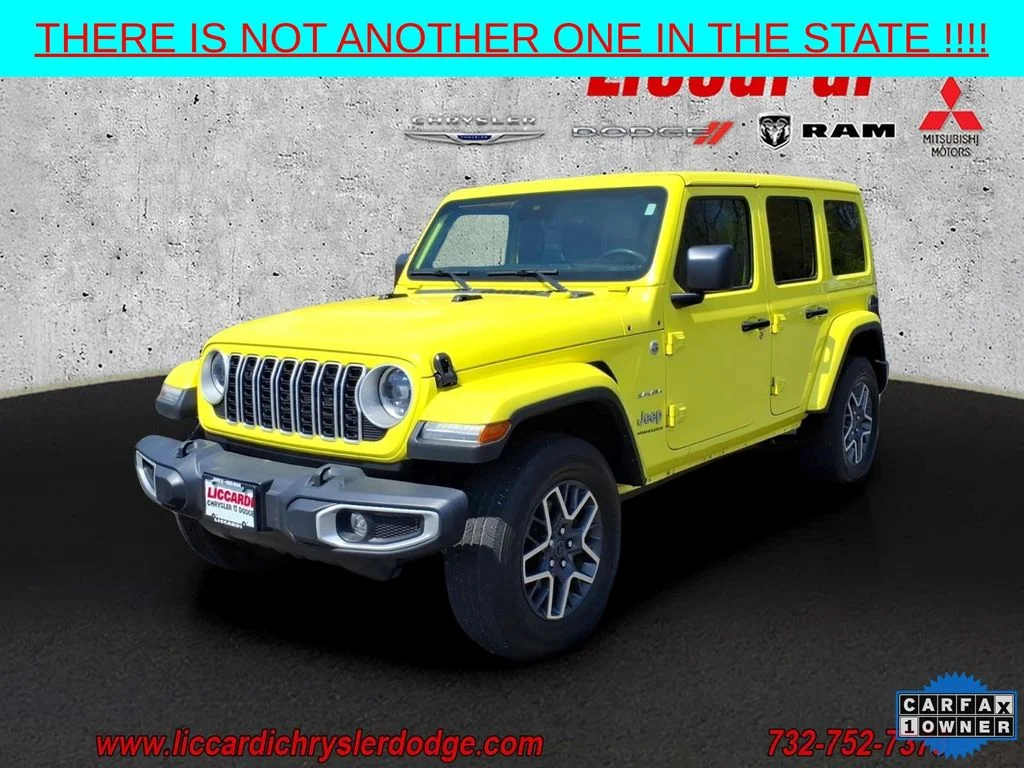 Used 2024 Yellow Jeep Sahara image 3