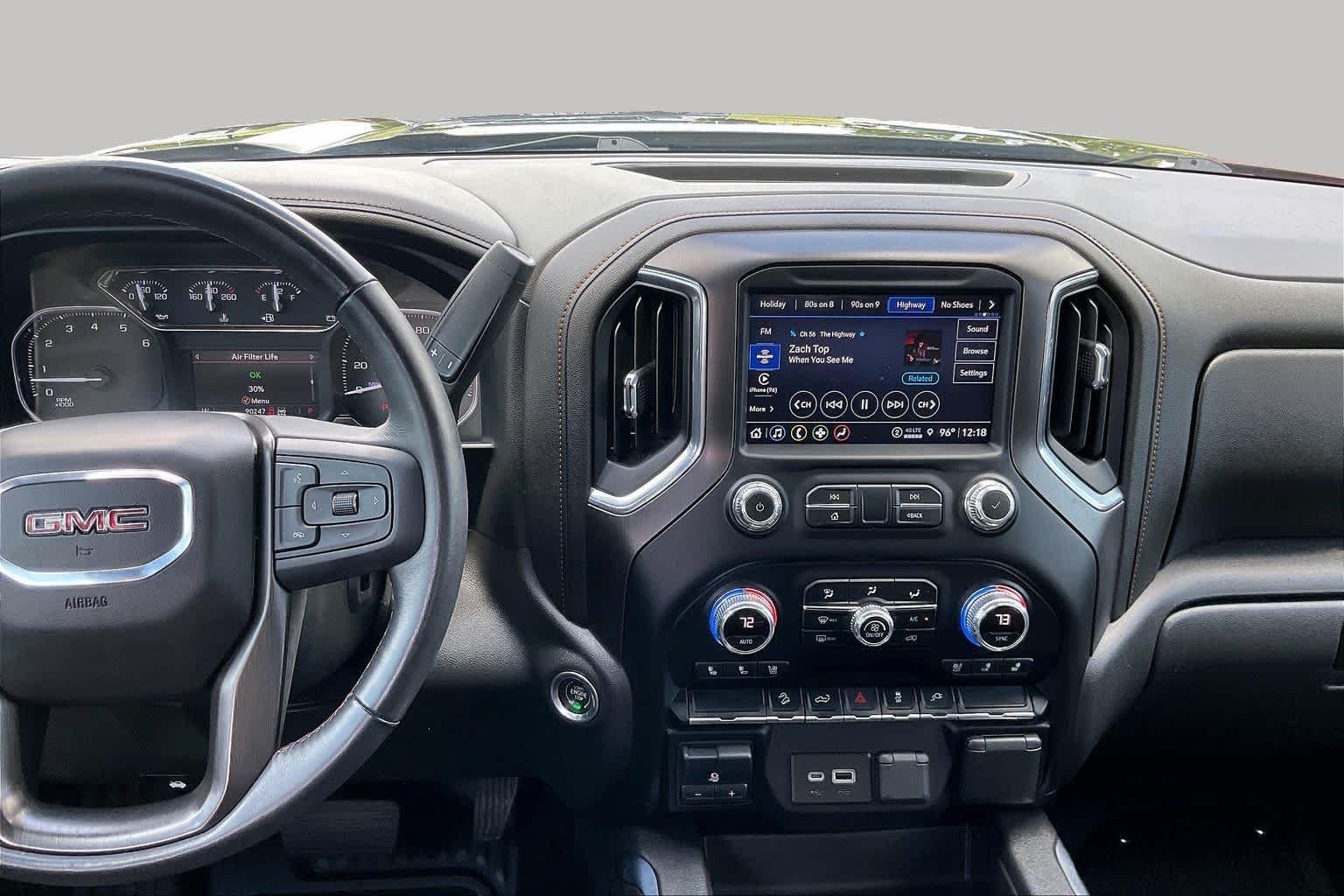 Used 2021 ONYX BLACK GMC AT4 image 7