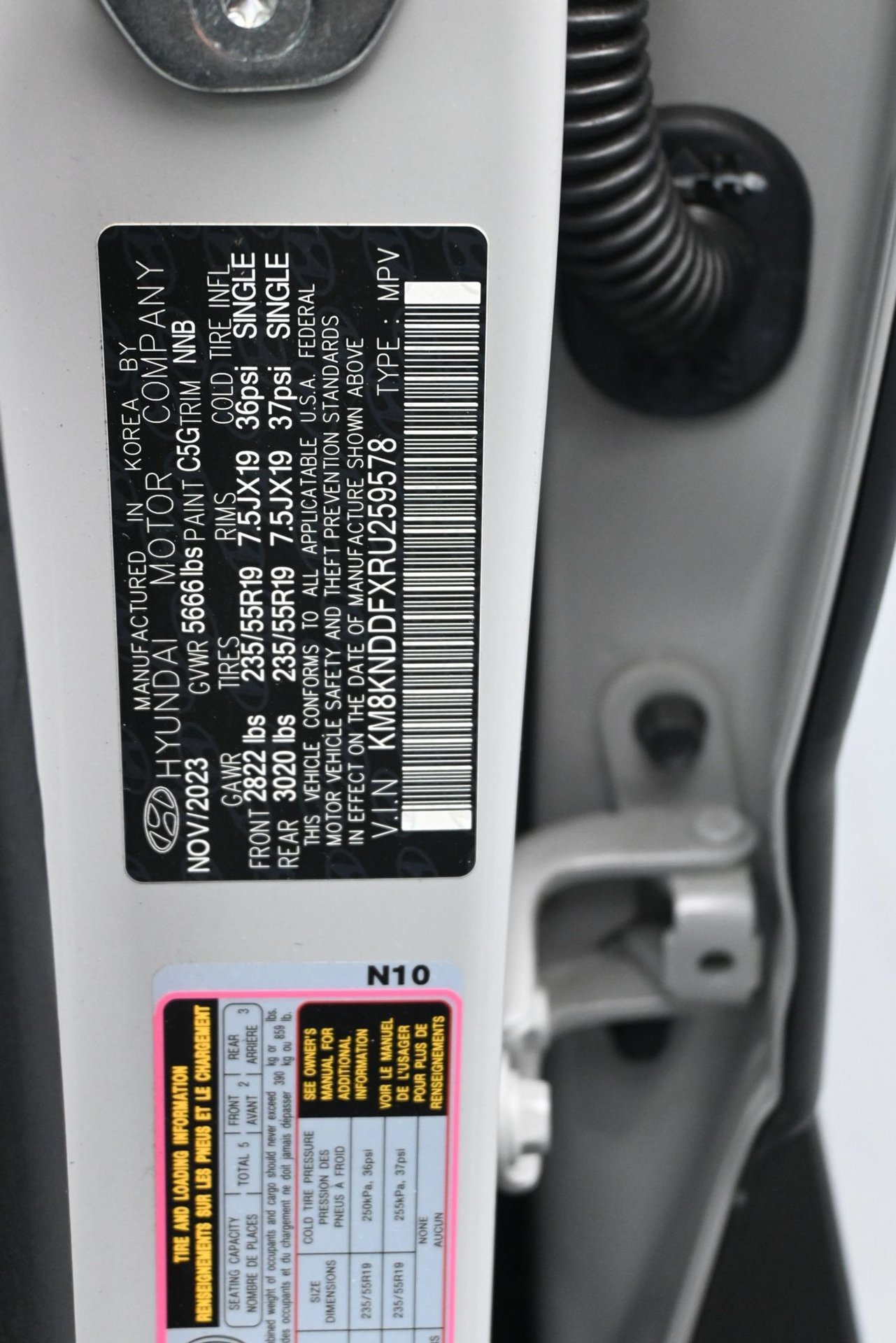 Used 2024 Cyber Gray Hyundai SEL AWD image 31