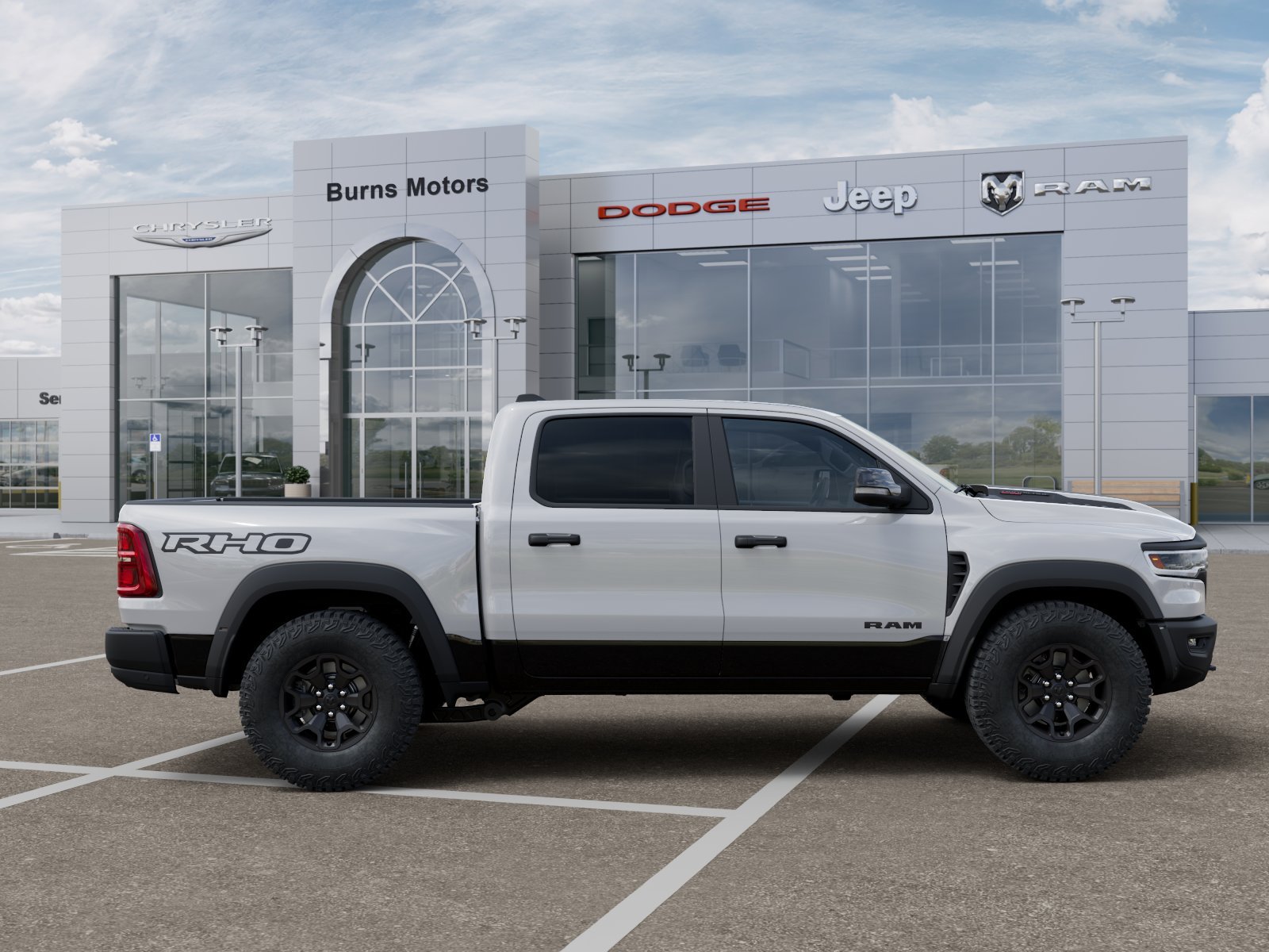 New 2026 Bright White Clear-Coat Exterior Paint RAM RHO image 47
