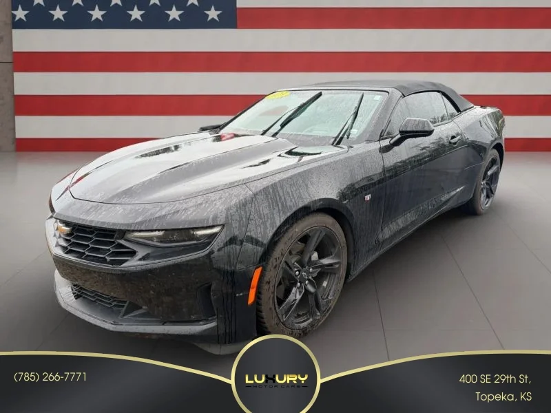Used 2023 Black Chevrolet LT Convertible 2D image 1