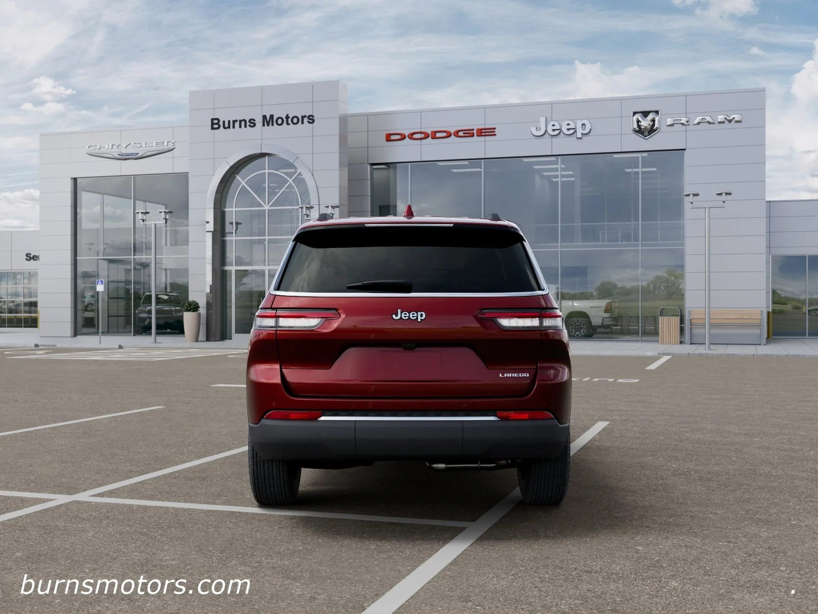 New 2026 Velvet Red Pearl-Coat Exterior Paint Jeep Laredo X image 7