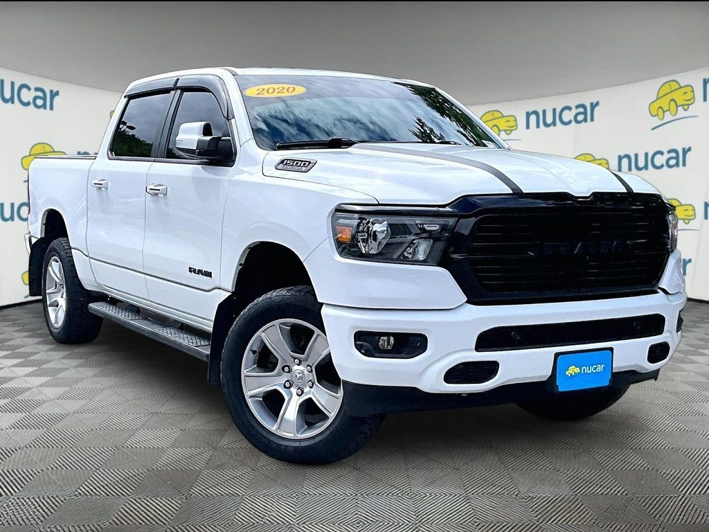 Used 2020 Bright White Clearcoat Ram Big Horn/Lone Star image 1